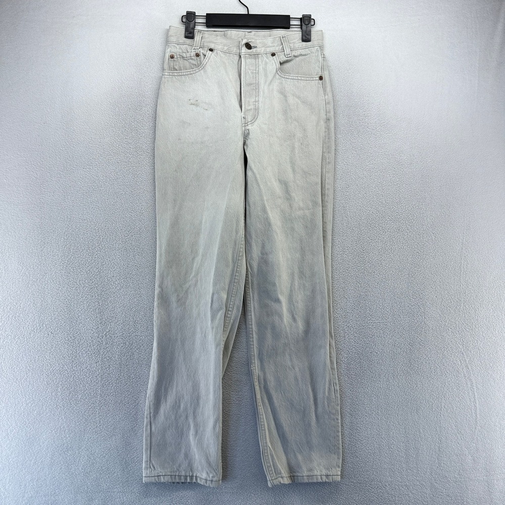 Vintage Levis Jeans Mens FITS 26x30 Gray 501 XX 501xx Made In USA Button Fly 90s